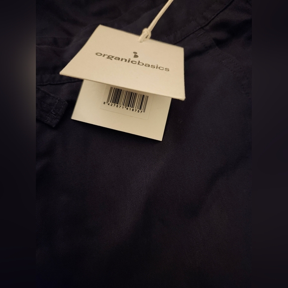 NWT Organic Basics Soft Touch Draw Cord Pants Navy Tencel Lagenlook M - Picture 5 of 7